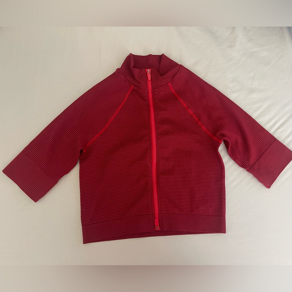 Fabletics Workout Seamless Track Jacket - Picture 3 of 3
